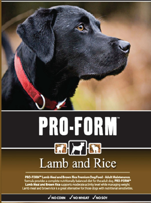PRO-FORM® Lamb & Rice Premium Dog Food  bag image